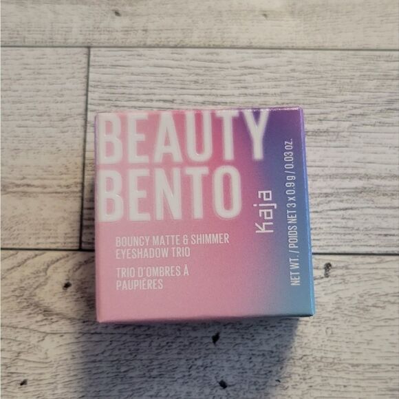 Kaja Beauty Bento Bouncy Matte and Shimmer Eyeshadow Trio - Picture 1 of 9